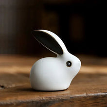 Load image into Gallery viewer, Mini Rabbit Tea Pet | Ceramic Figurines for Kungfu Tea - 1 Pc