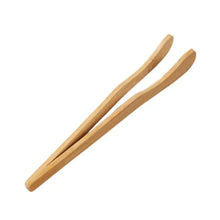 Load image into Gallery viewer, Bamboo Tea Tongs | Wooden Ceremony Tea Bag Squeezers - 1 Pc