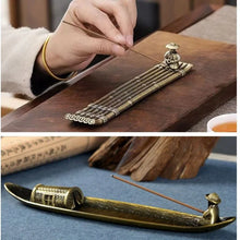 Load image into Gallery viewer, River Boat Incense Holder | Old Man on Raft Stick Burner - 1 Pc