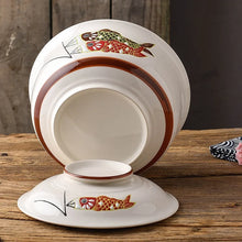 Load image into Gallery viewer, Windsock Japanese Ramen Bowls with Lid | Koinobori Fish Kites - 1 Set