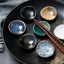 Load image into Gallery viewer, Round Oval Ceramic Chopstick Rest | Ceramic Tableware Holder - 1 Pc