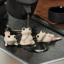 Load image into Gallery viewer, Ceramic Frog Tea Pets | Chinese Kung Fu Tea Ornaments - 1 Pc