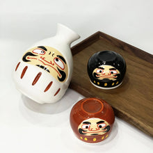 Load image into Gallery viewer, Japanese Daruma Sake Set | Tokkuri Bottle and 2 Ochoko Cup