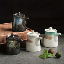 Load image into Gallery viewer, Ceramic Soy Sauce Bottle | Asian Retro Oil, Condiment, Seasoning Kitchen Liquid Dispensers