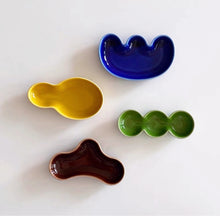Load image into Gallery viewer, Organic Shapes Soy Sauce Dish | Small Japanese Ceramic Dipping Bowls - 4 Pc Set