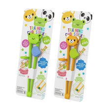 Load image into Gallery viewer, Cartoon Animal Training Chopsticks For Children | Cute Bear Panda Frog - 2 Pc Set