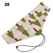 Load image into Gallery viewer, Japanese Portable Chopsticks & Spoon in Pouch | Travel Cotton Linen Fabric Bag - 1 Set