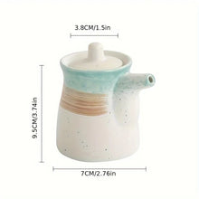 Load image into Gallery viewer, Ceramic Soy Sauce Bottle | Asian Retro Oil, Condiment, Seasoning Kitchen Liquid Dispensers