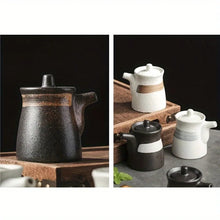 Load image into Gallery viewer, Ceramic Soy Sauce Bottle | Asian Retro Oil, Condiment, Seasoning Kitchen Liquid Dispensers