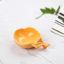 Load image into Gallery viewer, Cute Leaf Soy Sauce Dish | Japanese Ceramic Sushi Bowls for Dipping - 1 Pc