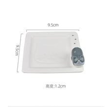 Load image into Gallery viewer, Cat Soy Sauce Plate - Japanese Ceramic (1 Pc)