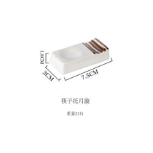 Load image into Gallery viewer, Japanese Spoon & Chopstick Holder | Ceramic Tableware Accessory - 1 Pc