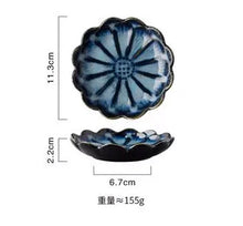 Load image into Gallery viewer, Chinese Soy Sauce Dish | Flower Shape Ceramic Sauce Bowl - 1 Pc