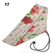 Load image into Gallery viewer, Japanese Portable Chopsticks & Spoon in Pouch | Travel Cotton Linen Fabric Bag - 1 Set