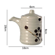 Load image into Gallery viewer, Japanese Retro Ceramic Soy Sauce Bottle Dispenser | Spice Bottle and Seasoning Storage with Spout - 1 Pc