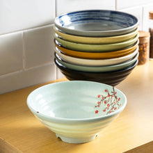 Load image into Gallery viewer, Lightweight Ramen Bowl | Japanese Style Noodle Soup Melamine Bowls - 1 Pc