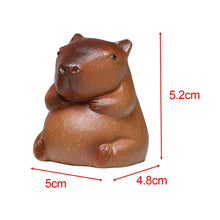 Load image into Gallery viewer, Capybara Tea Pet | Cute Small Animal Chinese Ornament for Gong Fu Tea Ceremonies - 1 Pc