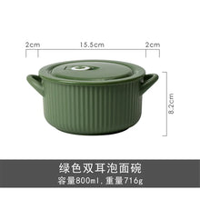 Load image into Gallery viewer, Pastel Ceramic Ramen Bowls | Japanese Instant Noodle Cups - 1 Set