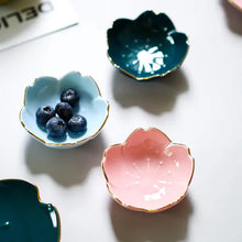 Load image into Gallery viewer, Cute Sakura Flower Soy Sauce Dish | Small Japanese Ceramic Dipping Bowls - 1 Pc