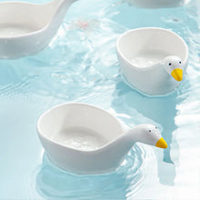 Load image into Gallery viewer, Cute Duck Sauce Bowl | Small Japanese Ceramic Seasoning Dish  - 1 Pc