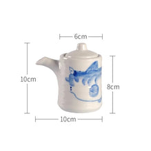 Load image into Gallery viewer, Japanese Retro Ceramic Soy Sauce Bottle Dispenser | Spice Bottle and Seasoning Storage with Spout - 1 Pc