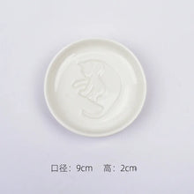 Load image into Gallery viewer, Revealing Cat Soy Sauce Plate | Small Ceramic Seasoning Dish - 1 Pc