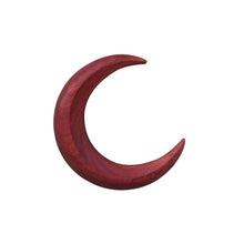 Load image into Gallery viewer, Wood Moon Hair Sticks | Hand Carved Wooden Crescent Pin - 1 Pc