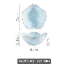Load image into Gallery viewer, Cute Sakura Flower Soy Sauce Dish | Small Japanese Ceramic Dipping Bowls - 1 Pc