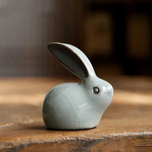 Load image into Gallery viewer, Mini Rabbit Tea Pet | Ceramic Figurines for Kungfu Tea - 1 Pc