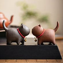 Load image into Gallery viewer, Cute Cat Tea Pet | Small Kung Fu Tea Set Accessories Kitty Clay Figurines - 1 Pc