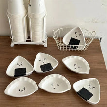 Load image into Gallery viewer, Cute Onigiri Soy Sauce Plate | Japanese Rice Ball Small Dish - 1 Pc