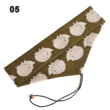 Load image into Gallery viewer, Japanese Portable Chopsticks & Spoon in Pouch | Travel Cotton Linen Fabric Bag - 1 Set