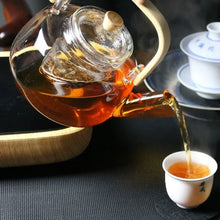 Load image into Gallery viewer, Glass Teapot On Stove with Bamboo Handle | Borosilicate Tea Kettle - 1 Pc