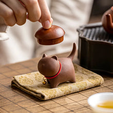 Load image into Gallery viewer, Cute Cat Tea Pet | Small Kung Fu Tea Set Accessories Kitty Clay Figurines - 1 Pc