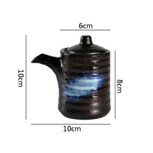 Load image into Gallery viewer, Japanese Retro Ceramic Soy Sauce Bottle Dispenser | Spice Bottle and Seasoning Storage with Spout - 1 Pc