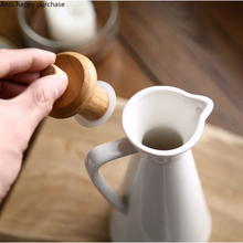 Load image into Gallery viewer, Black & White Taper Soy Sauce Bottle | Oil Vinegar Dispensers - 1 Pc