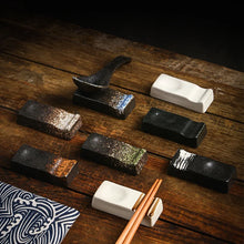 Load image into Gallery viewer, Japanese Spoon & Chopstick Holder | Ceramic Tableware Accessory - 1 Pc