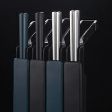 Load image into Gallery viewer, Portable 304 Stainless Steel Chopstick with Case Box for Lunch Tableware
