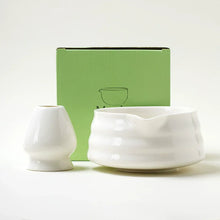 Load image into Gallery viewer, Light Green Traditional Japanese Matcha Bowl Chawan | Ceramic Tea Bowl