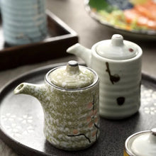 Load image into Gallery viewer, Japanese Retro Ceramic Soy Sauce Bottle Dispenser | Spice Bottle and Seasoning Storage with Spout - 1 Pc