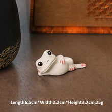 Load image into Gallery viewer, Ceramic Frog Tea Pets | Chinese Kung Fu Tea Ornaments - 1 Pc