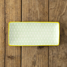 Load image into Gallery viewer, Blue & Green Rectangular Sushi Plates | Japanese Ceramic Platters - 1 Pc