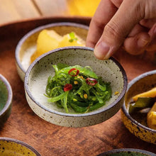 Load image into Gallery viewer, Retro Ceramic Sauce Plate | Round Dipping Dish for Seasoning - 1 Pc