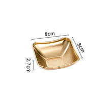 Load image into Gallery viewer, Korean Soy Sauce Plate | Stainless Steel Sauce Dish Trays for Dipping - 1 Pc