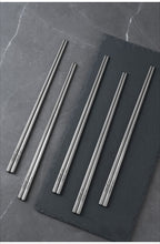 Load image into Gallery viewer, Titanium Chopsticks Set Tableware | Long Chopsticks for Camping Bushcraft Hiking Dinnerware Picnic Utensils