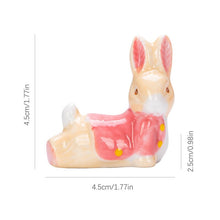 Load image into Gallery viewer, Cute Animal Rabbit Ceramic Crafts Chopstick Rest Chopstick Holder Small Ornaments Holder Dining Table Tableware Home Decor | 1 PC