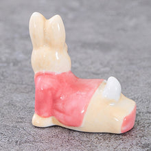 Load image into Gallery viewer, Cute Animal Rabbit Ceramic Crafts Chopstick Rest Chopstick Holder Small Ornaments Holder Dining Table Tableware Home Decor | 1 PC