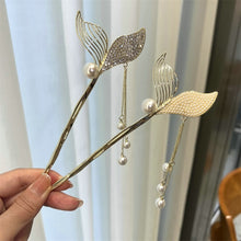 Load image into Gallery viewer, Whale Fin Tail Hair Chopsticks | Chinese Hairstyle (1 Pc)