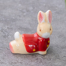Load image into Gallery viewer, Cute Animal Rabbit Ceramic Crafts Chopstick Rest Chopstick Holder Small Ornaments Holder Dining Table Tableware Home Decor | 1 PC