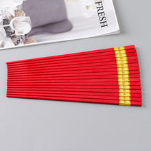 Load image into Gallery viewer, Red & Gold Chinese Chopsticks for Wedding Household Tableware Reusable Holiday Festival Gift | 2 Pairs